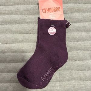 NWT Gymboree Royal Garden line purple bow socks 2-3 years shoe size 7-9